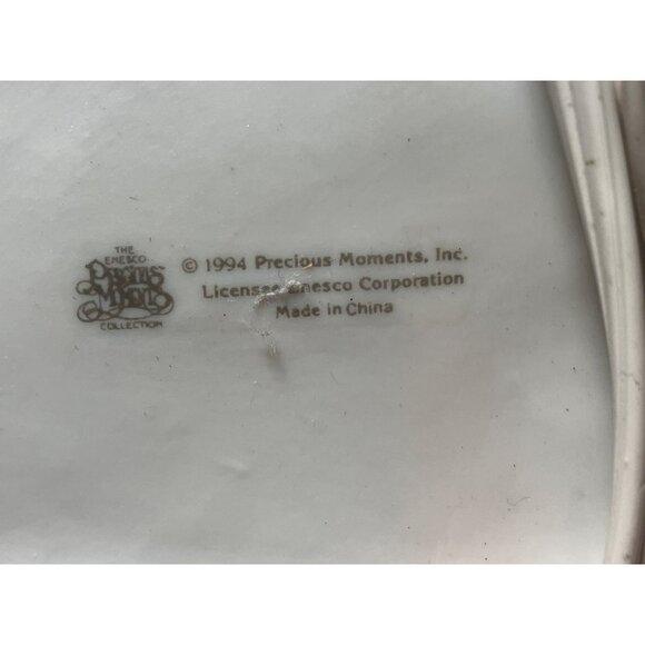 Precious Moments 1994 Ceramic Holiday Night Light Sugar Town House - Picture 2 of 11